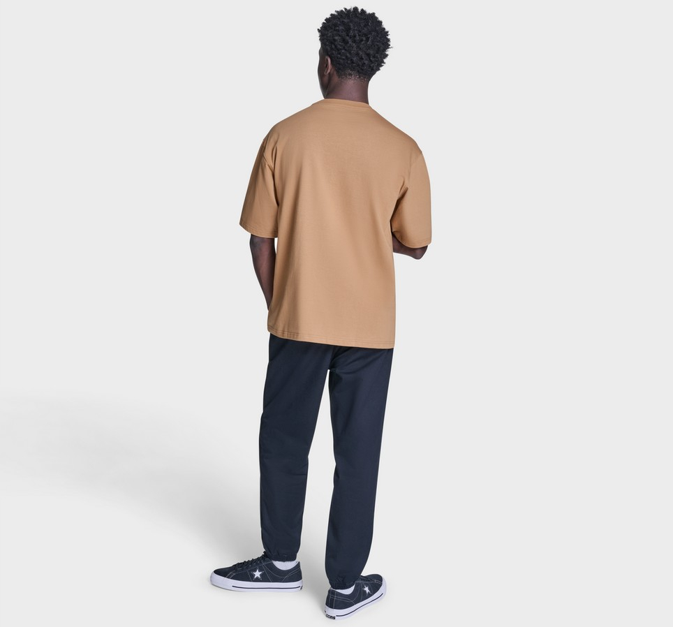 Brushed Cotton Box Patch T-Shirt