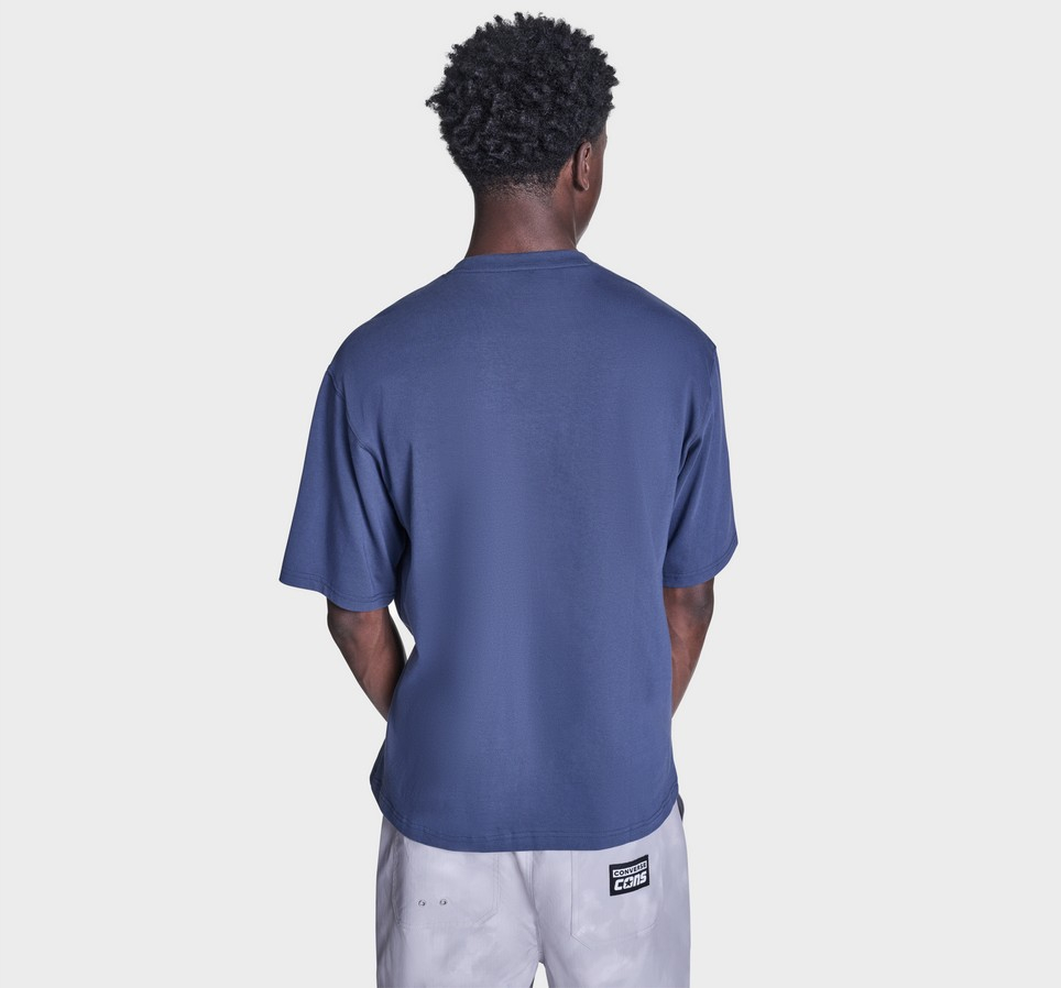 Brushed Cotton Box Patch T-Shirt