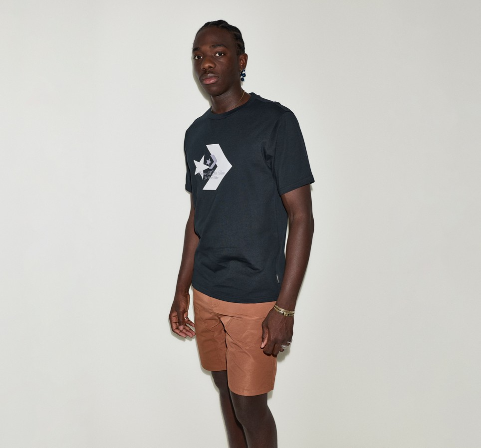 Star Chevron Script Tee
