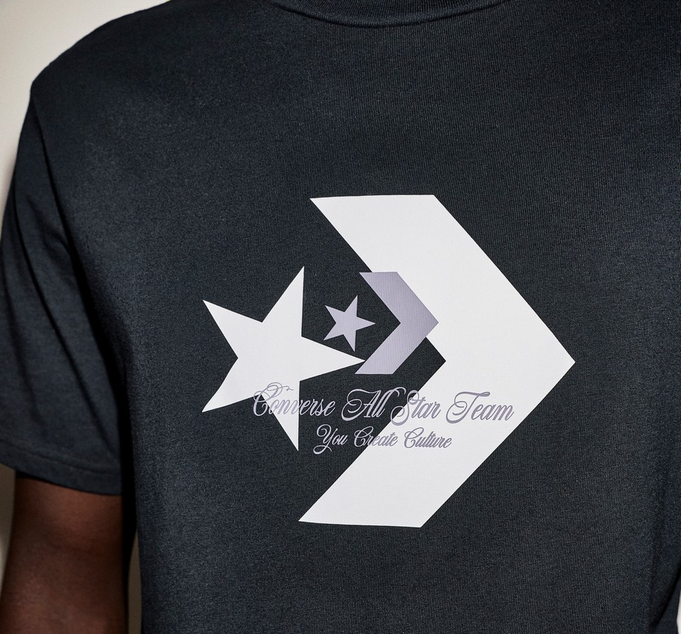 Star Chevron Script Tee