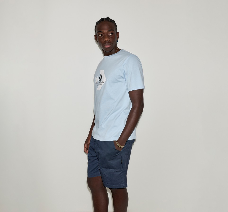 Star Chevron Script Tee