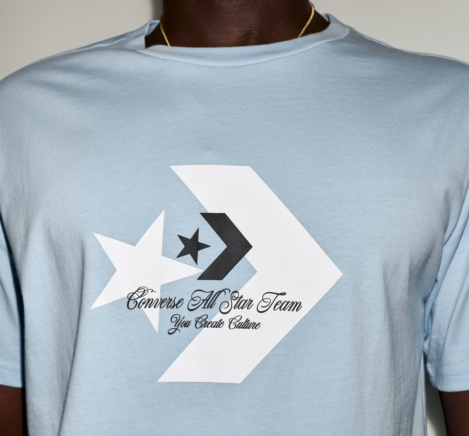Star Chevron Script Tee