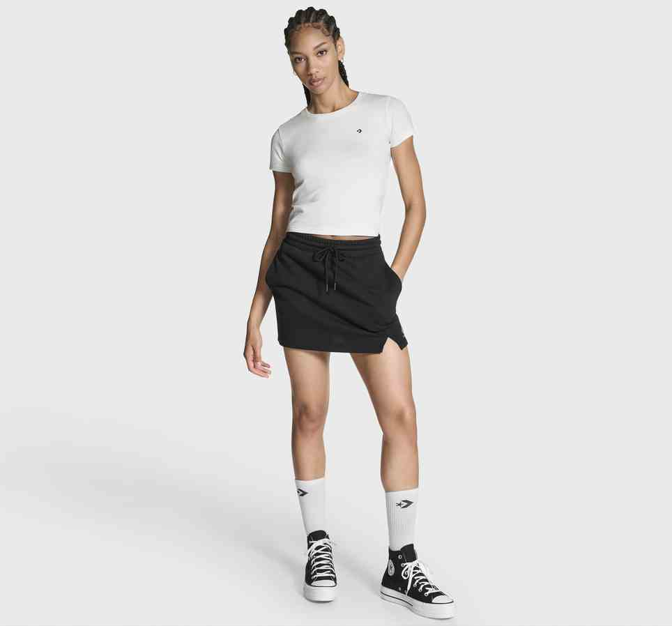 Star Chevron Slim Cropped T-Shirt