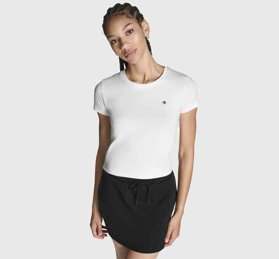 Star Chevron Slim Cropped T-Shirt