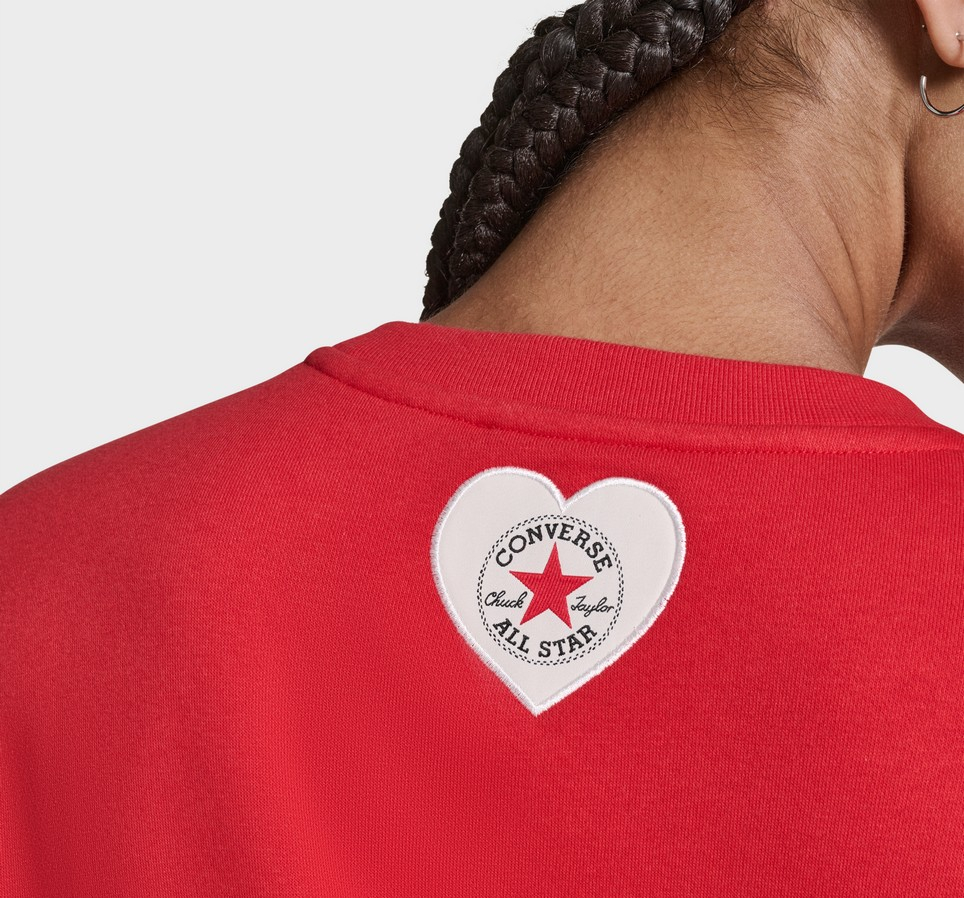 Love Lace Long Sleeve Crew