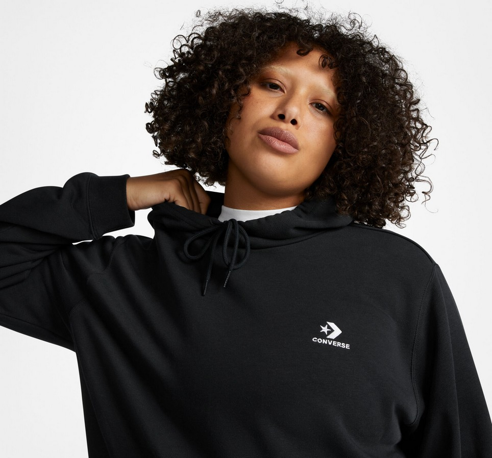Go-To Embroidered Star Chevron Standard Fit Pullover Hoodie