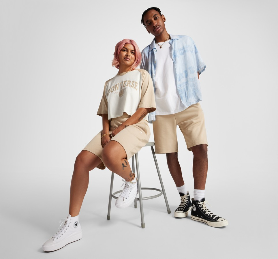 Converse Go-To Embroidered Star Chevron Fleece