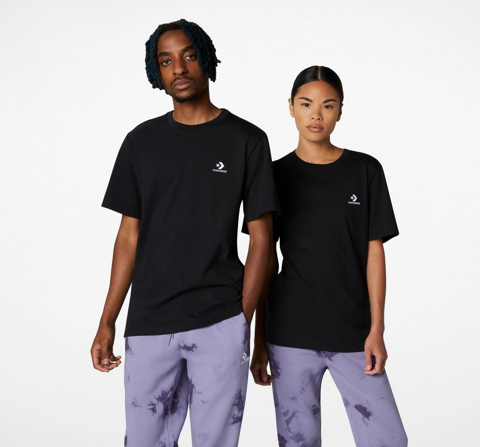 Converse Go-To Embroidered Star Chevron Standard-Fit Póló