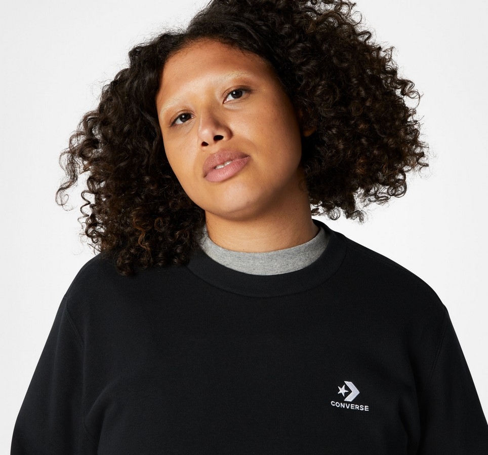 Go-To Embroidered Star Chevron  Sweatshirt