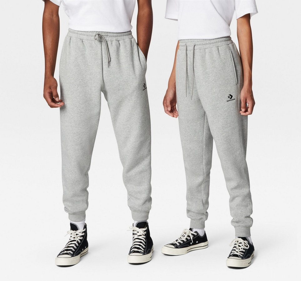 Converse Go-To Embroidered Star Chevron Standard-Fit Fleece Sweatpant