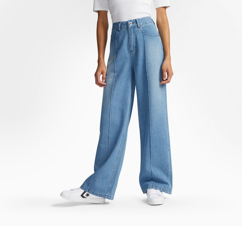 Denim Wide Leg Pant