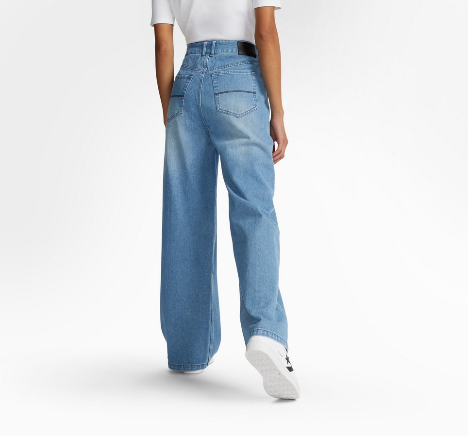 Denim Wide Leg Pant