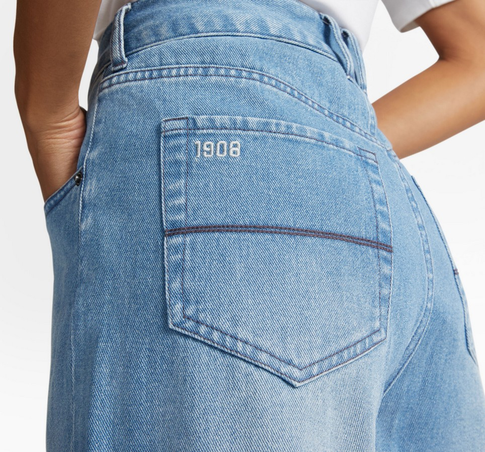 Denim Wide Leg Pant