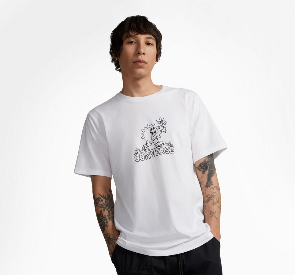 Hand-Drawn Sun T-Shirt