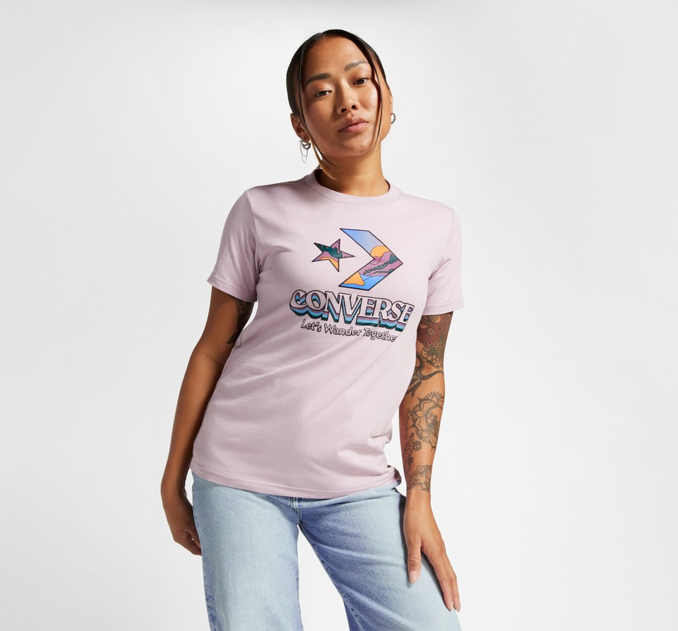 Star Chevron Mountain Graphic T-Shirt