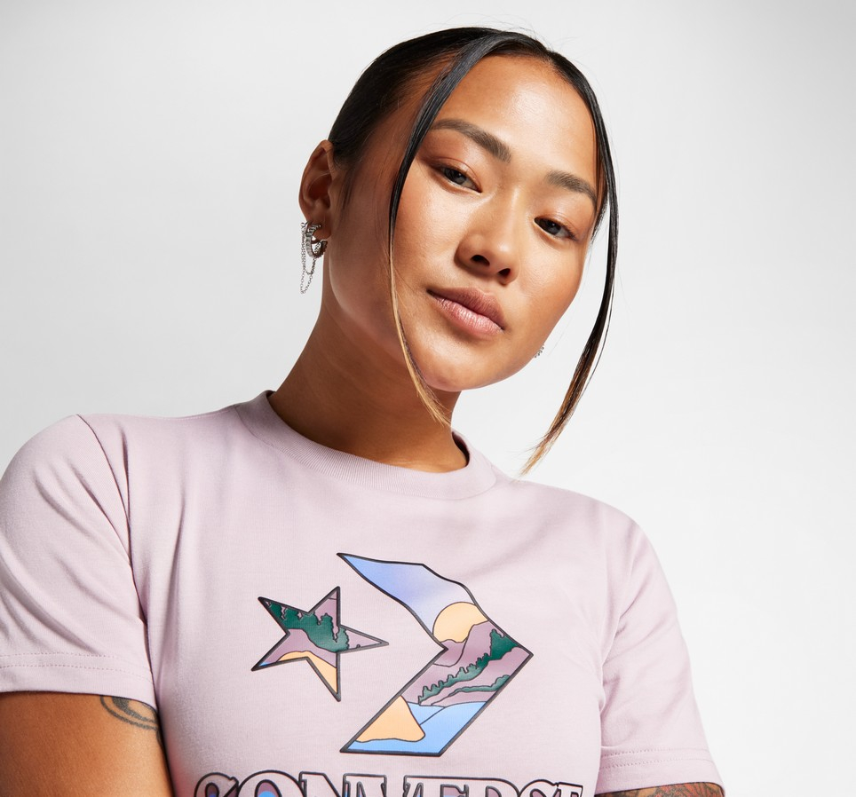 Star Chevron Mountain Graphic T-Shirt