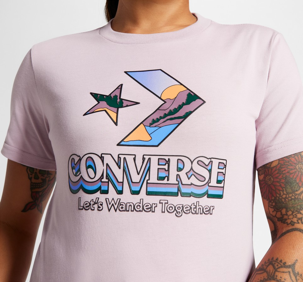 Star Chevron Mountain Graphic T-Shirt
