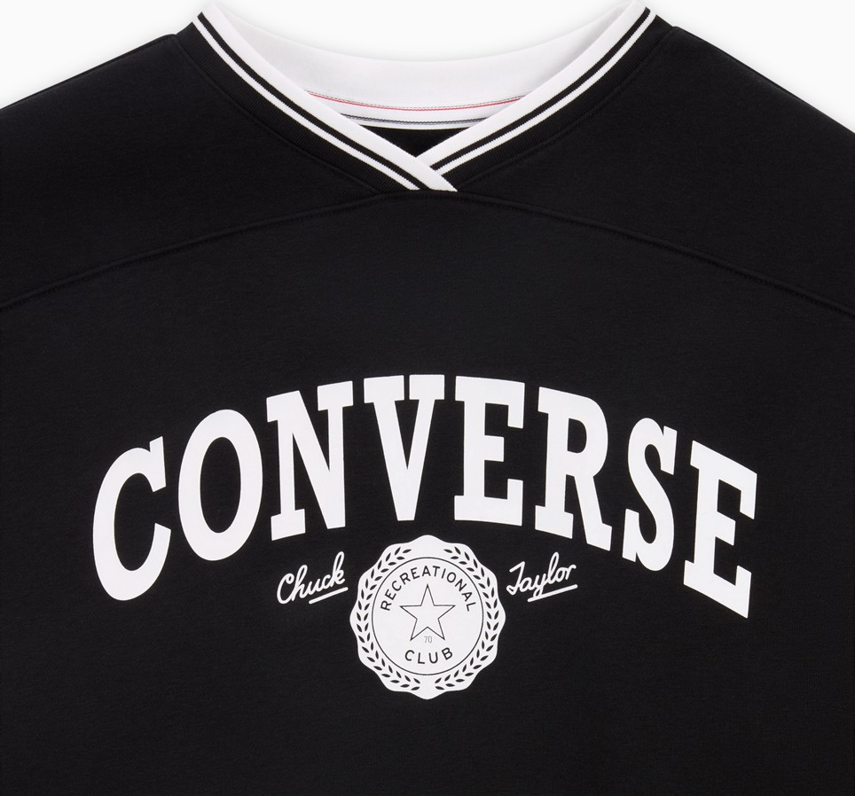 Retro Oversized V-Neck