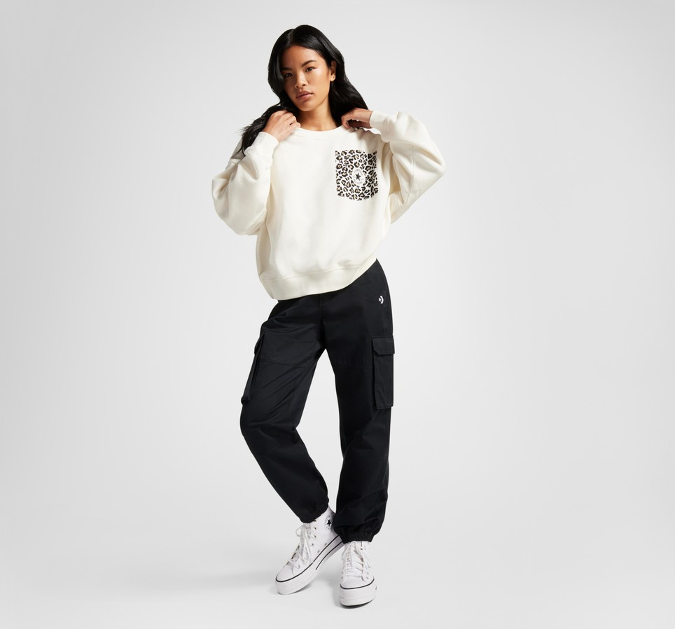 Leopard Crew Sweater
