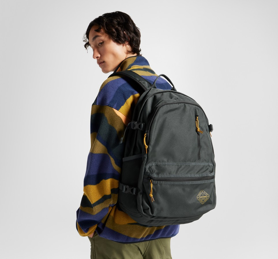 Straight Edge Backpack Black