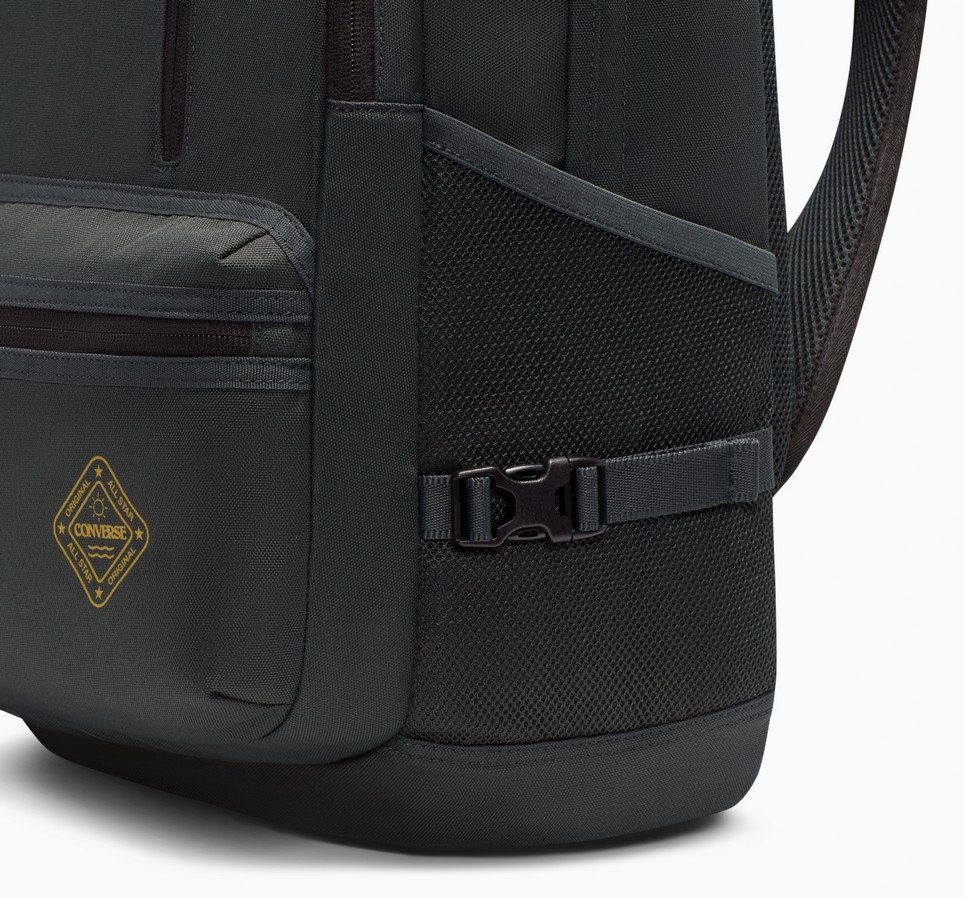 Straight Edge Backpack Black