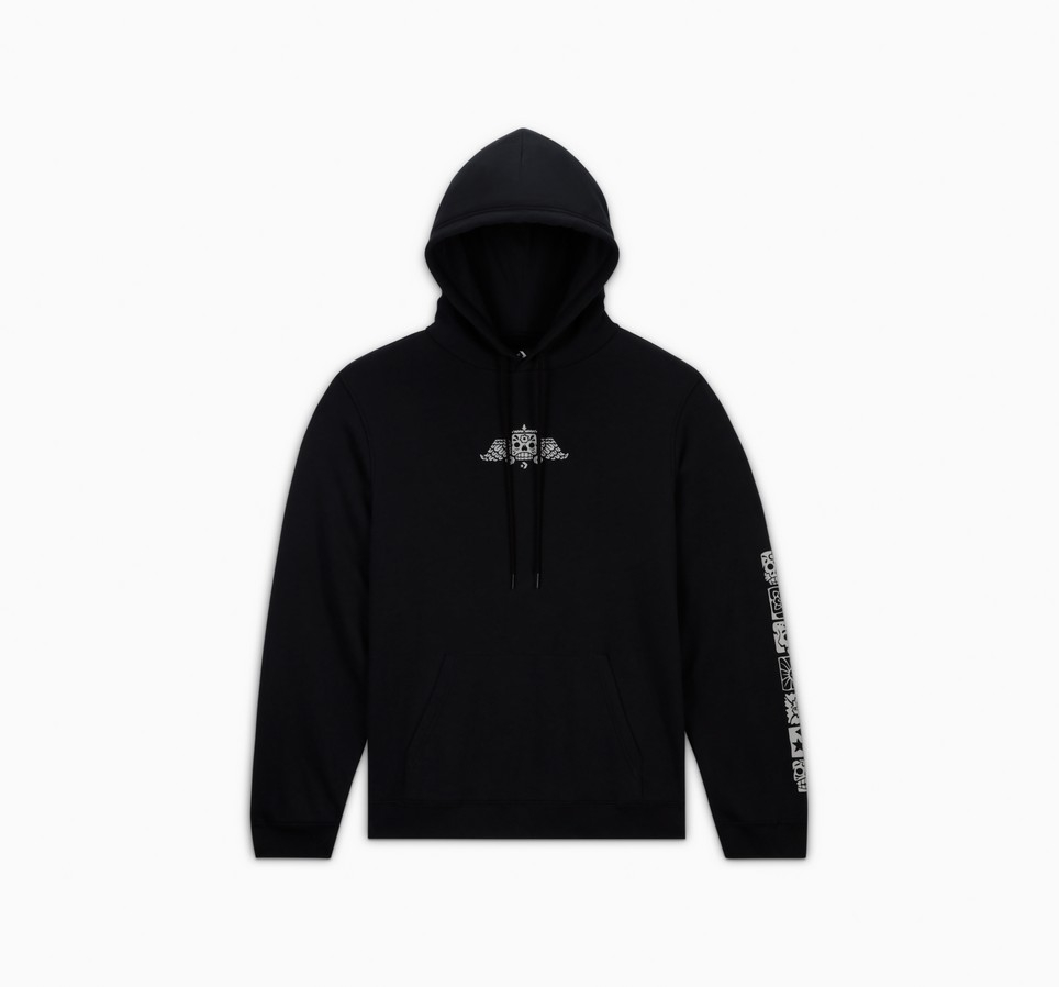 Dia de Muertos Graphic Hoodie Black