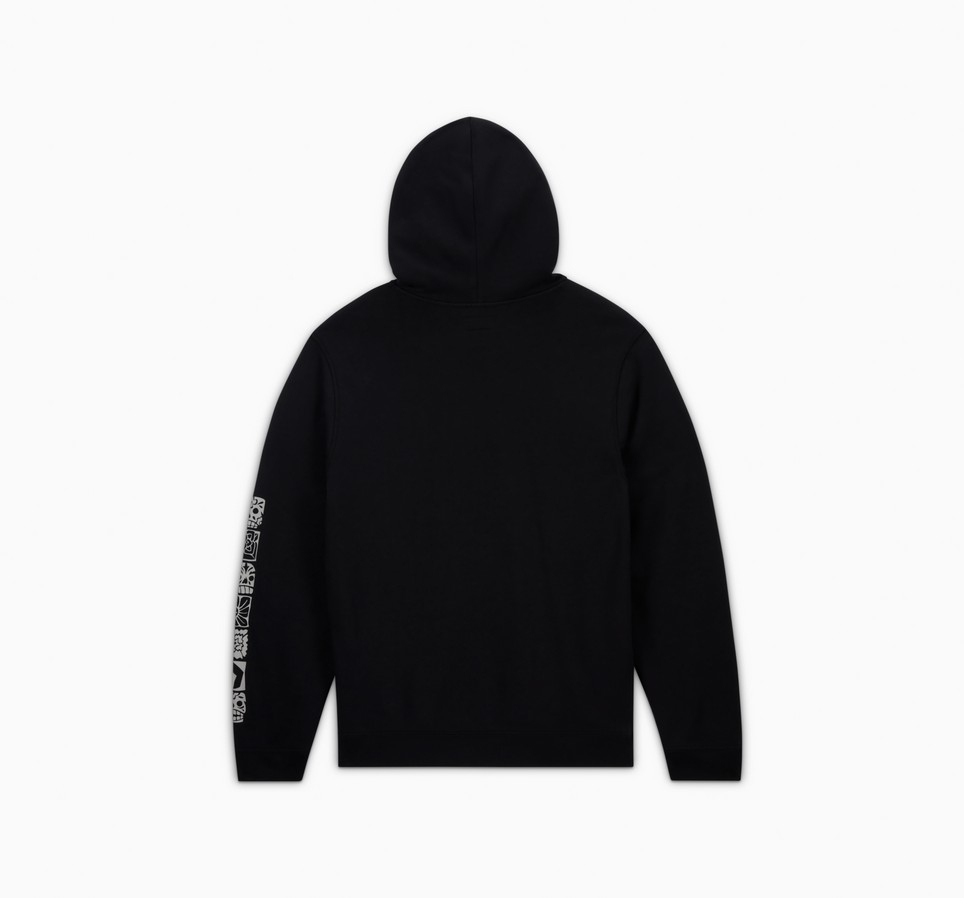 Dia de Muertos Graphic Hoodie Black