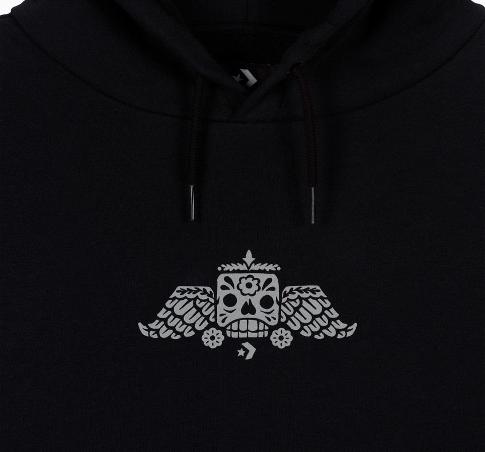 Dia de Muertos Graphic Hoodie Black