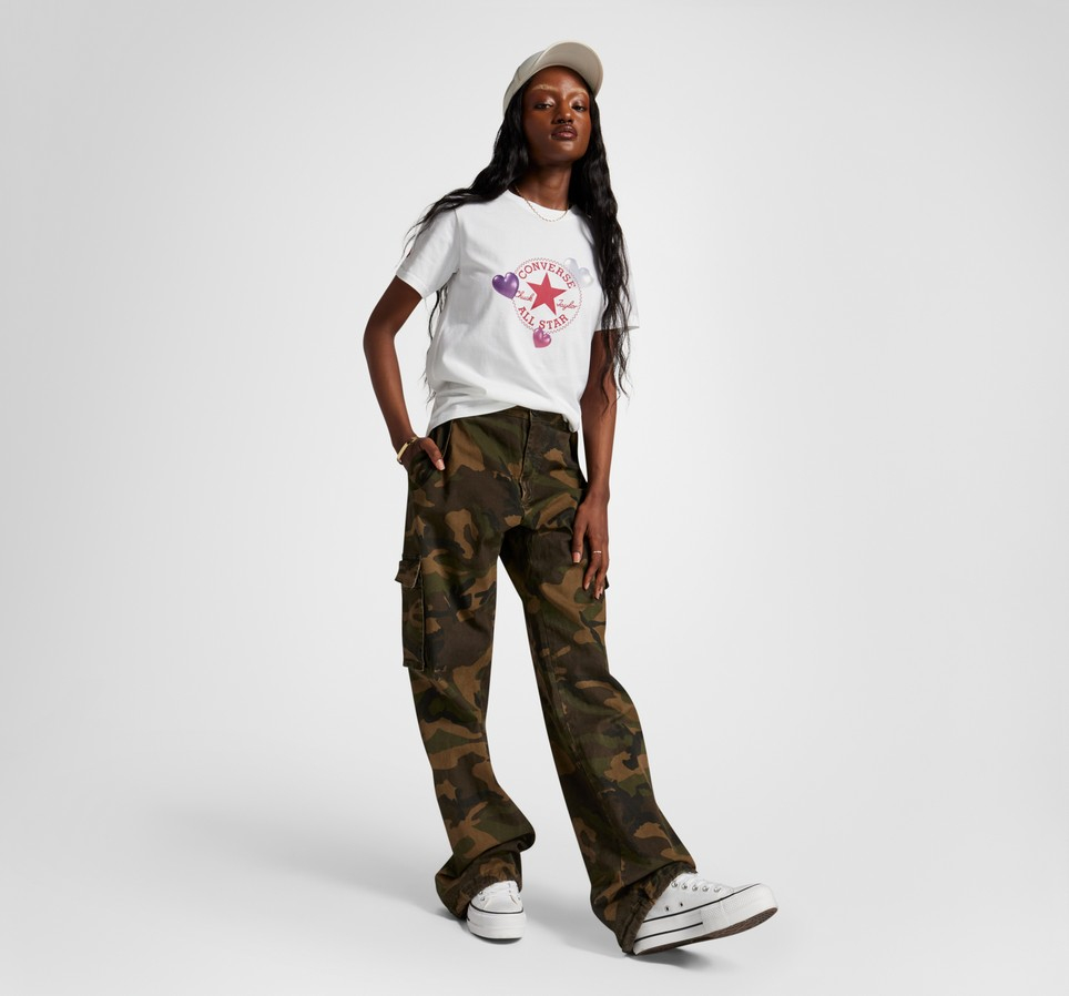 Y2K Heart Slim Fit T-Shirt