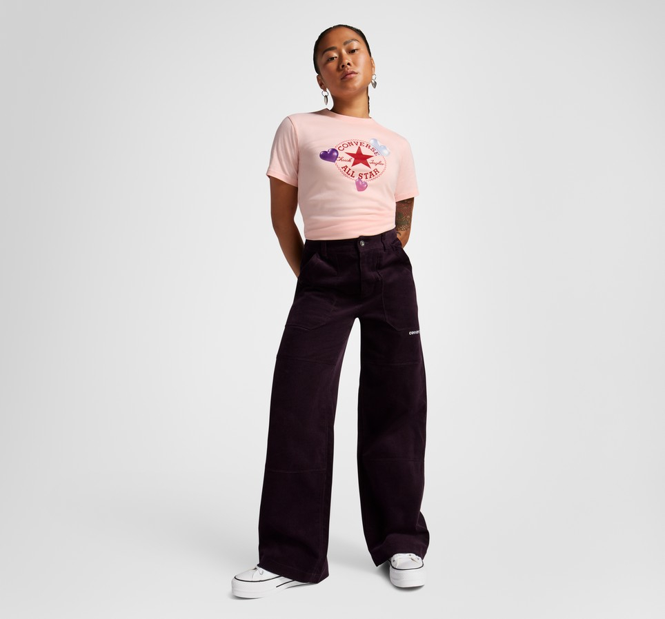 Y2K Heart Slim Fit T-Shirt