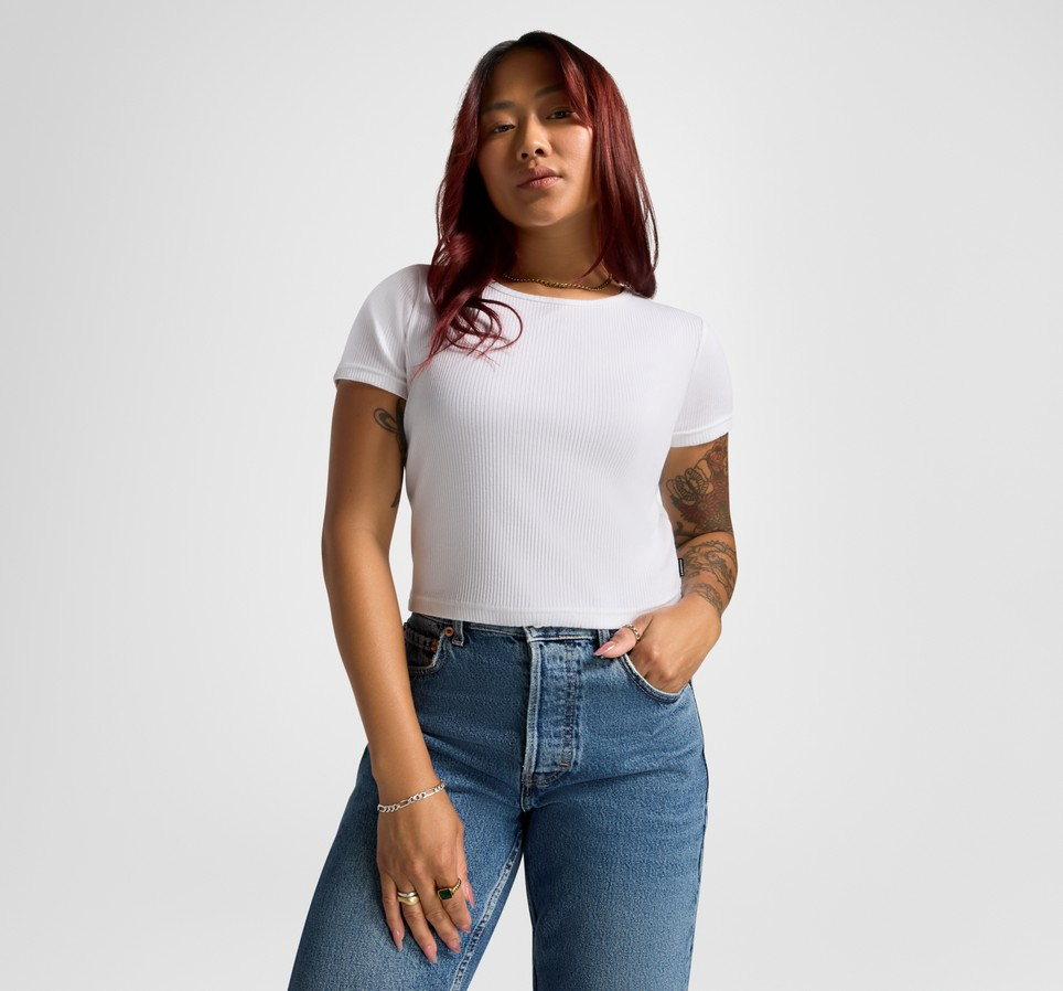 Ribbed Slim T-Shirt