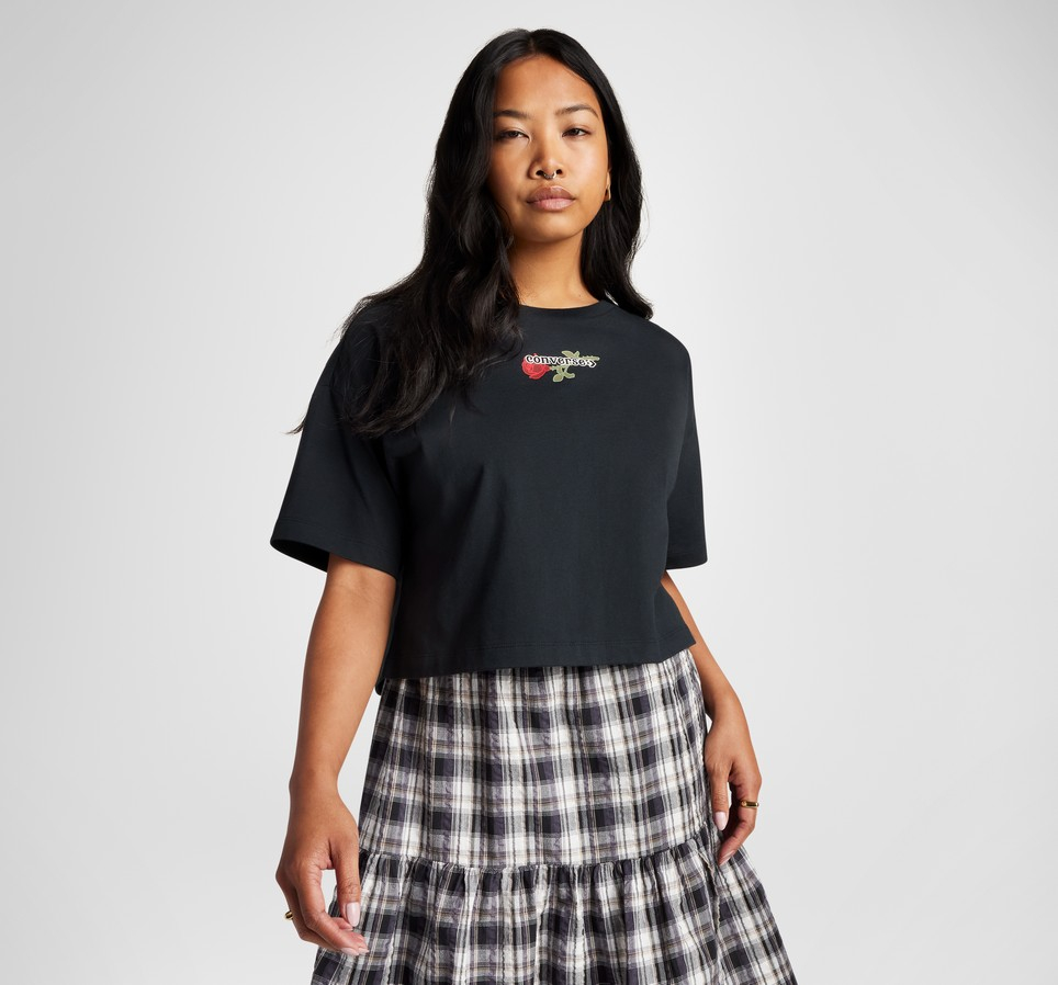 Thorned Rose Boxy T-Shirt