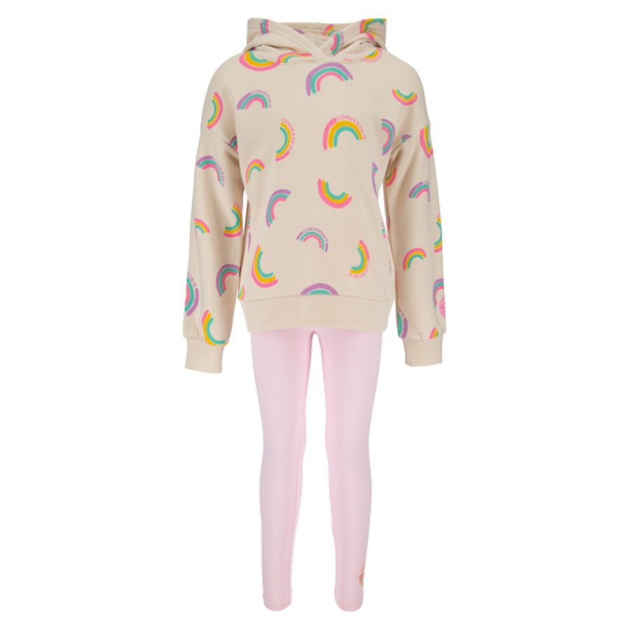 Converse Printed Hoodie & Leggings Set