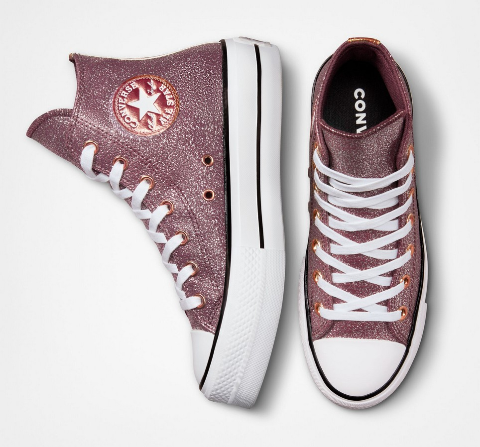 Chuck Taylor All Star Lift Platform Metallic Glitter