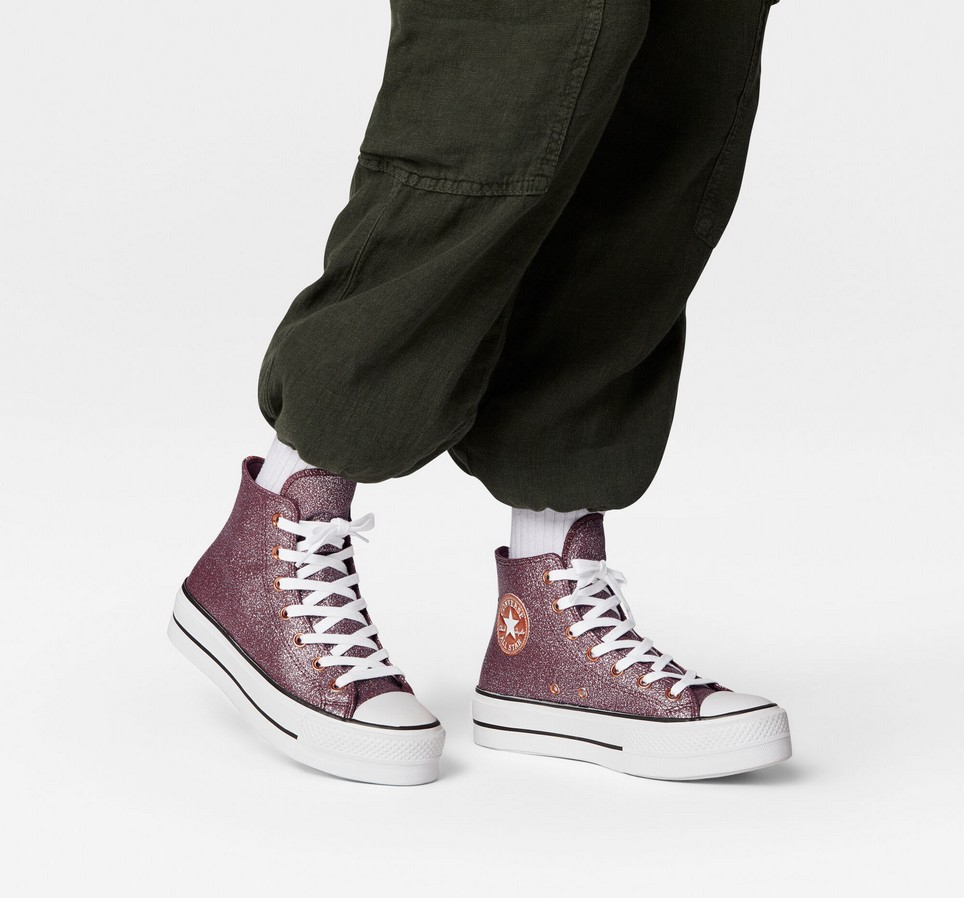 Chuck Taylor All Star Lift Platform Metallic Glitter