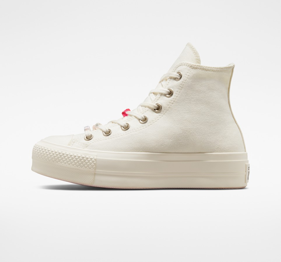 Chuck Taylor All Star Lift Platform DIY Beads