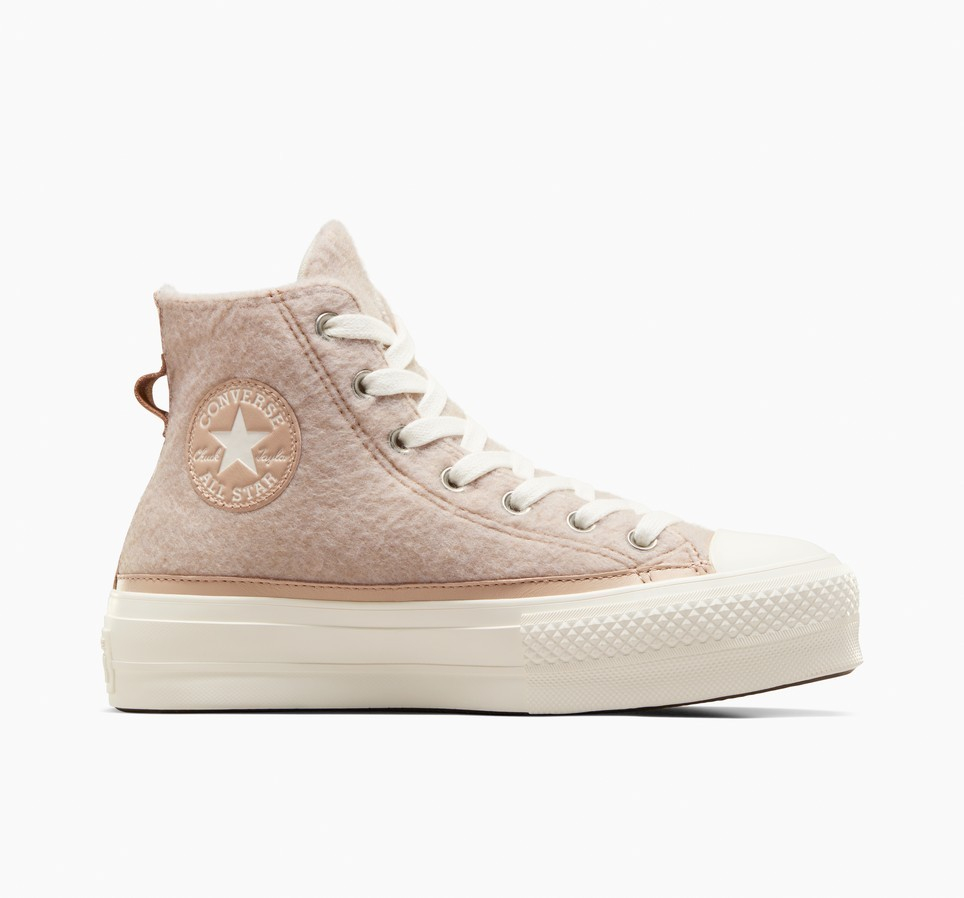 Chuck Taylor All Star Lift Platform Faux Mohair