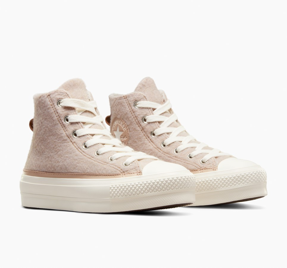 Chuck Taylor All Star Lift Platform Faux Mohair