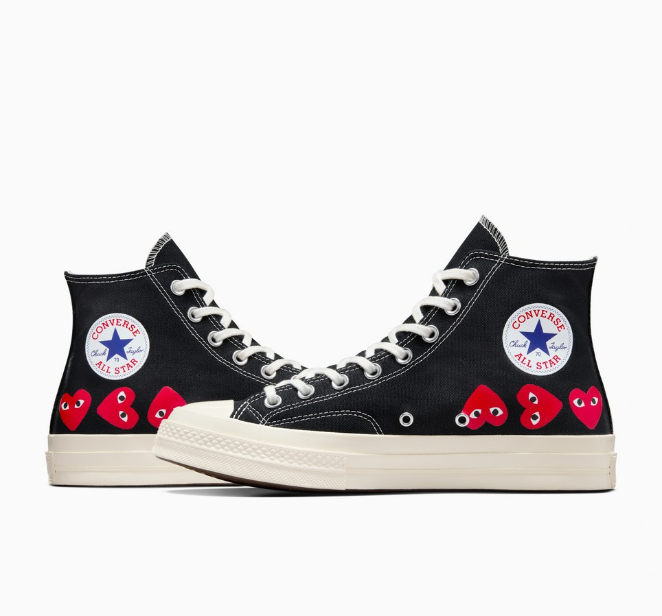 Converse x Comme des Garçons PLAY Chuck 70 Multi Heart
