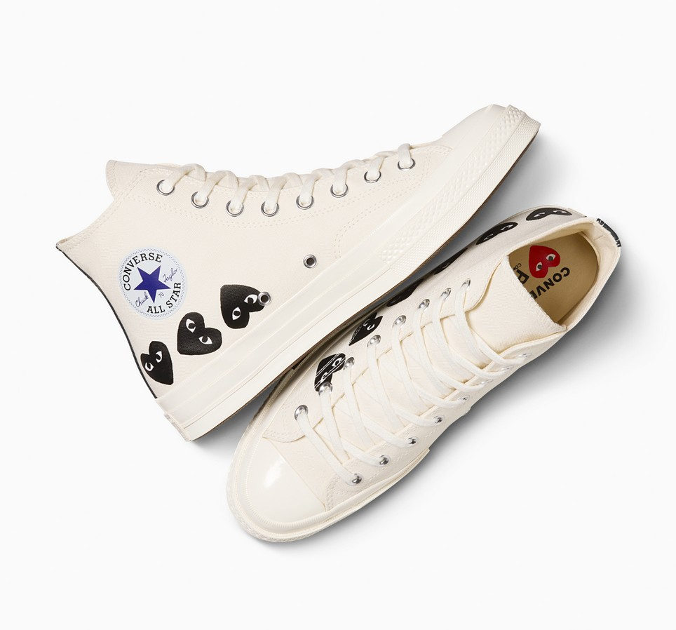 Converse x Comme des Garçons PLAY Chuck 70 Multi Heart