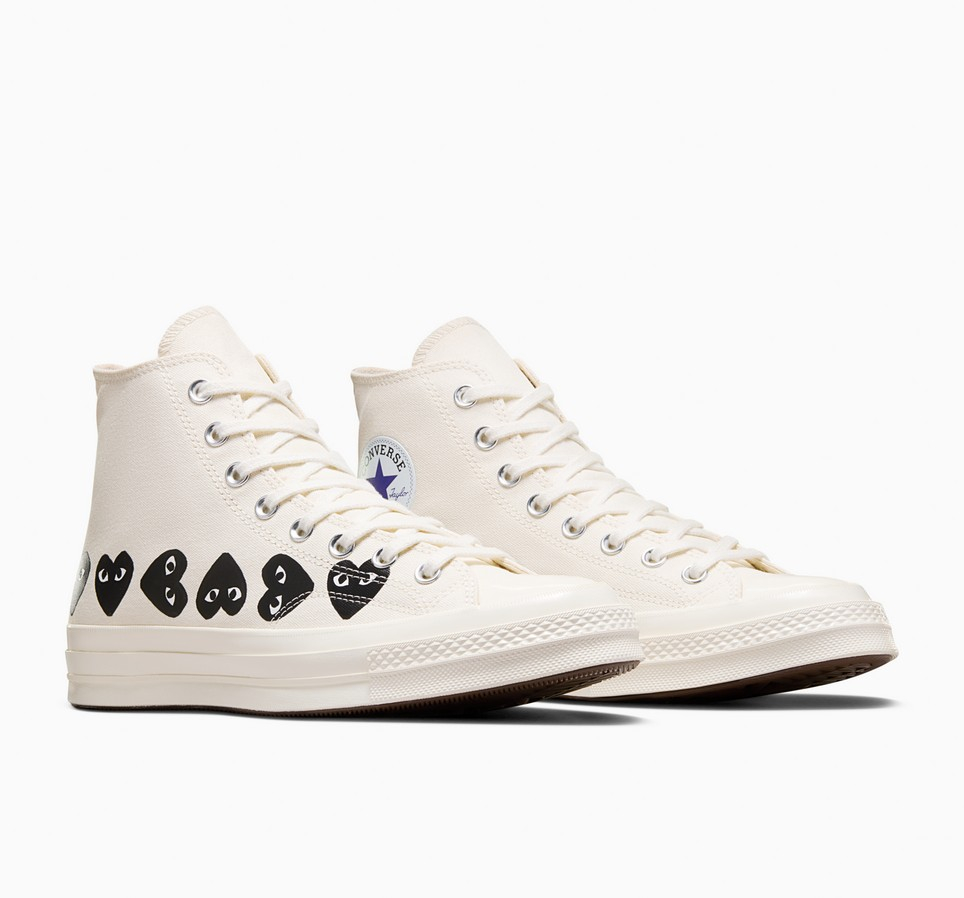 Converse x Comme des Garçons PLAY Chuck 70 Multi Heart