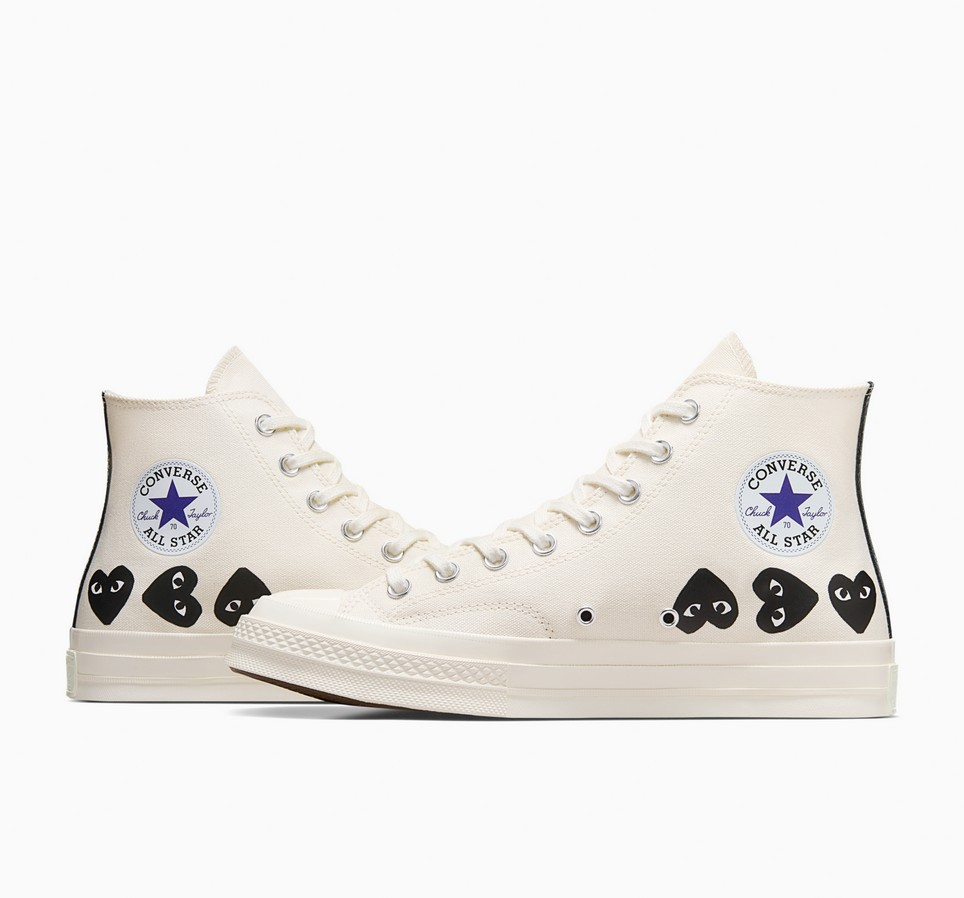 Converse x Comme des Garçons PLAY Chuck 70 Multi Heart