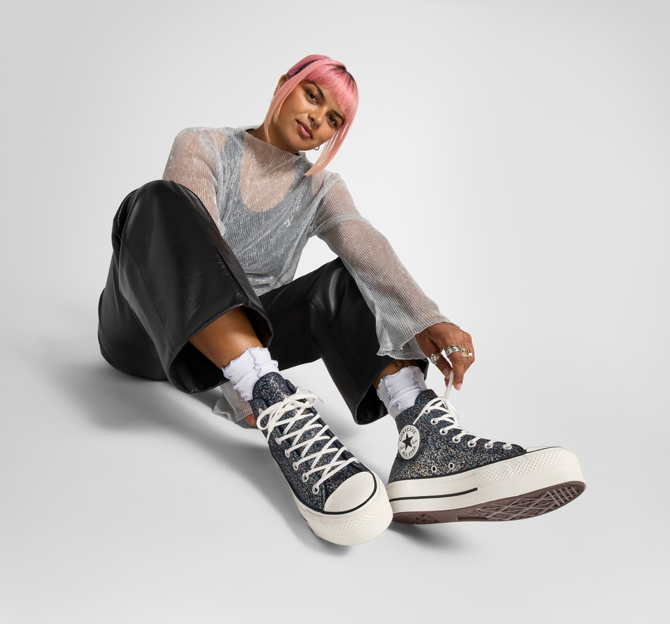 Chuck Taylor All Star Lift Platform Glitter