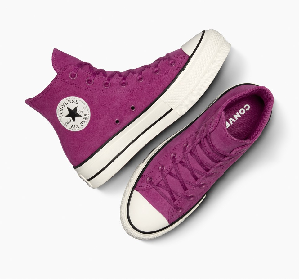Chuck Taylor All Star Lift Platform Colorful Suede