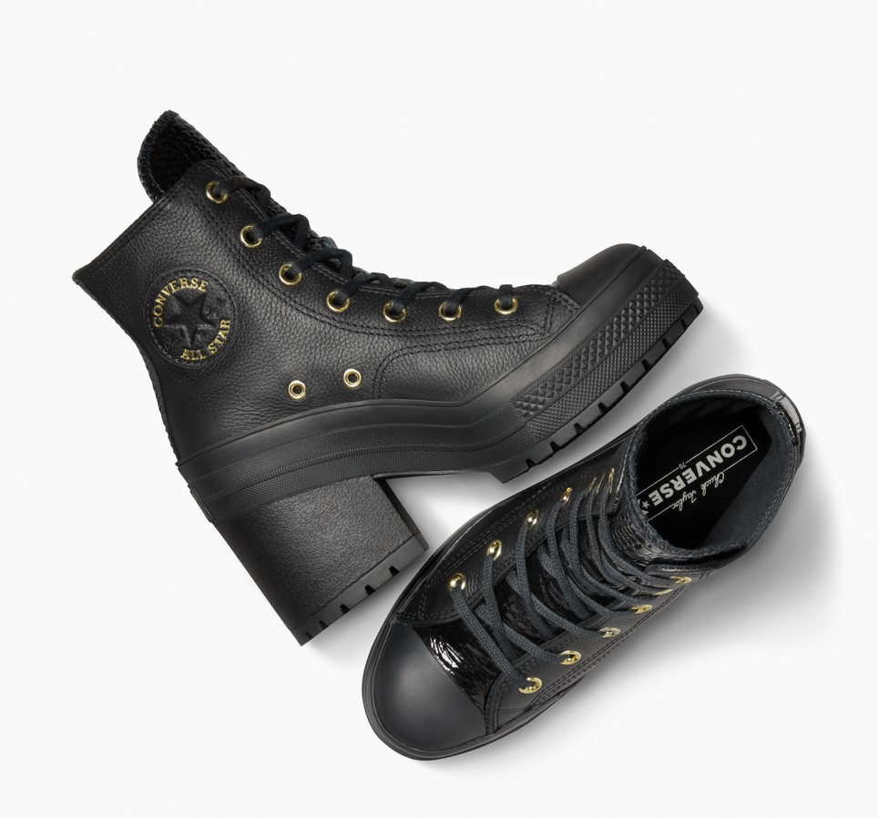 Chuck 70 De Luxe Heel Platform Leather