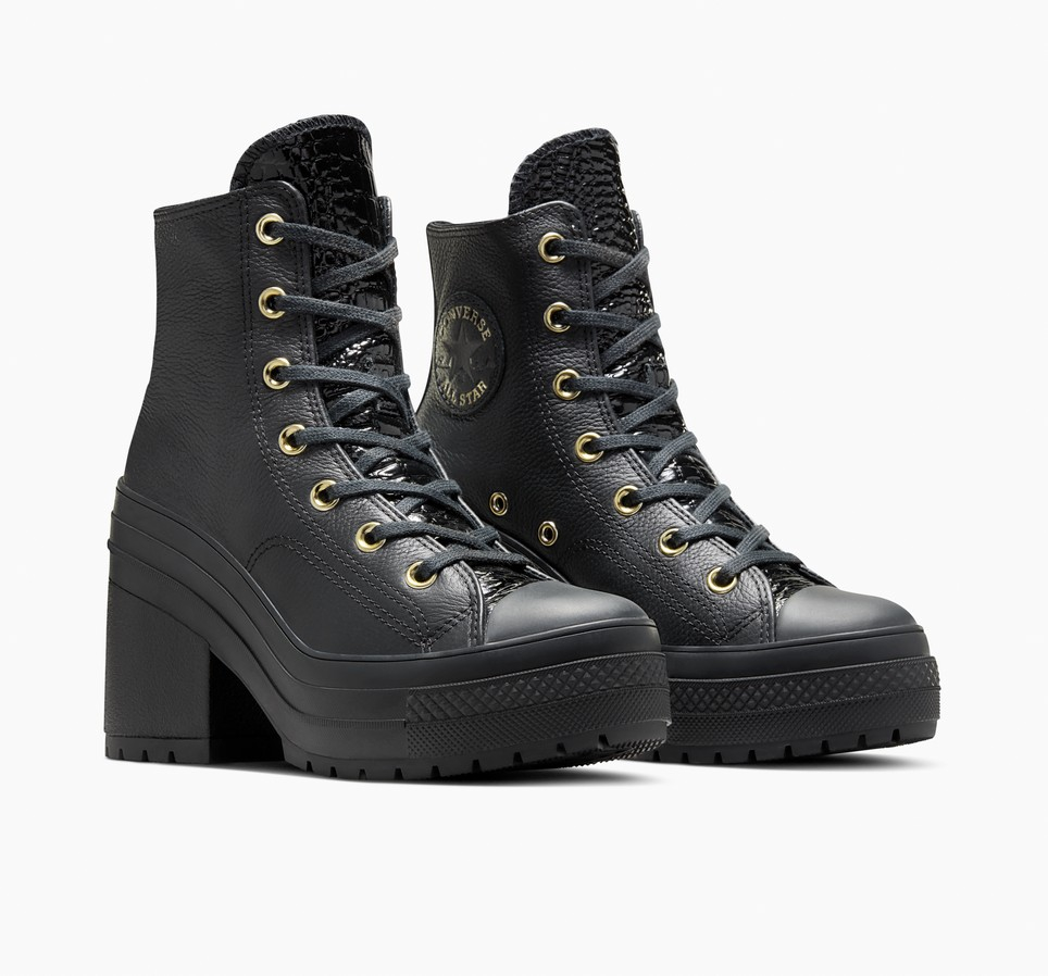 Chuck 70 De Luxe Heel Platform Leather