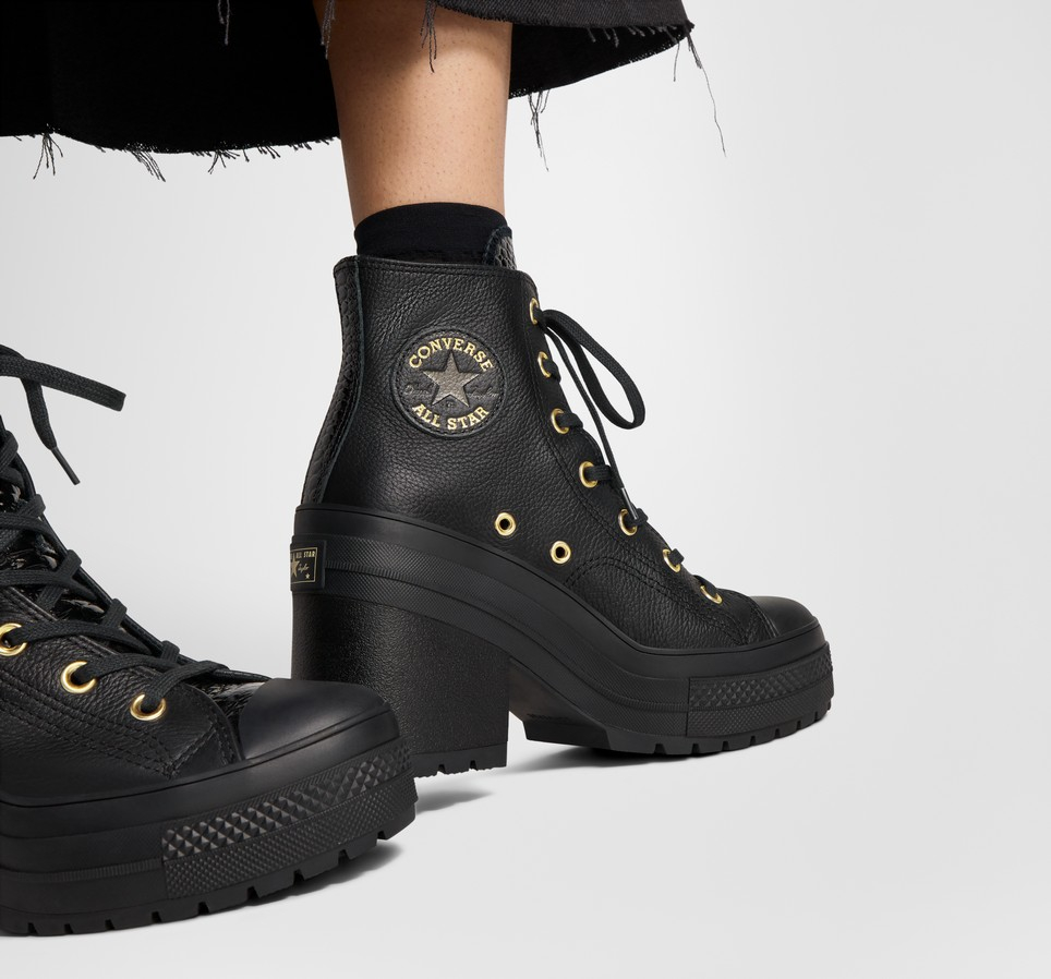 Chuck 70 De Luxe Heel Platform Leather