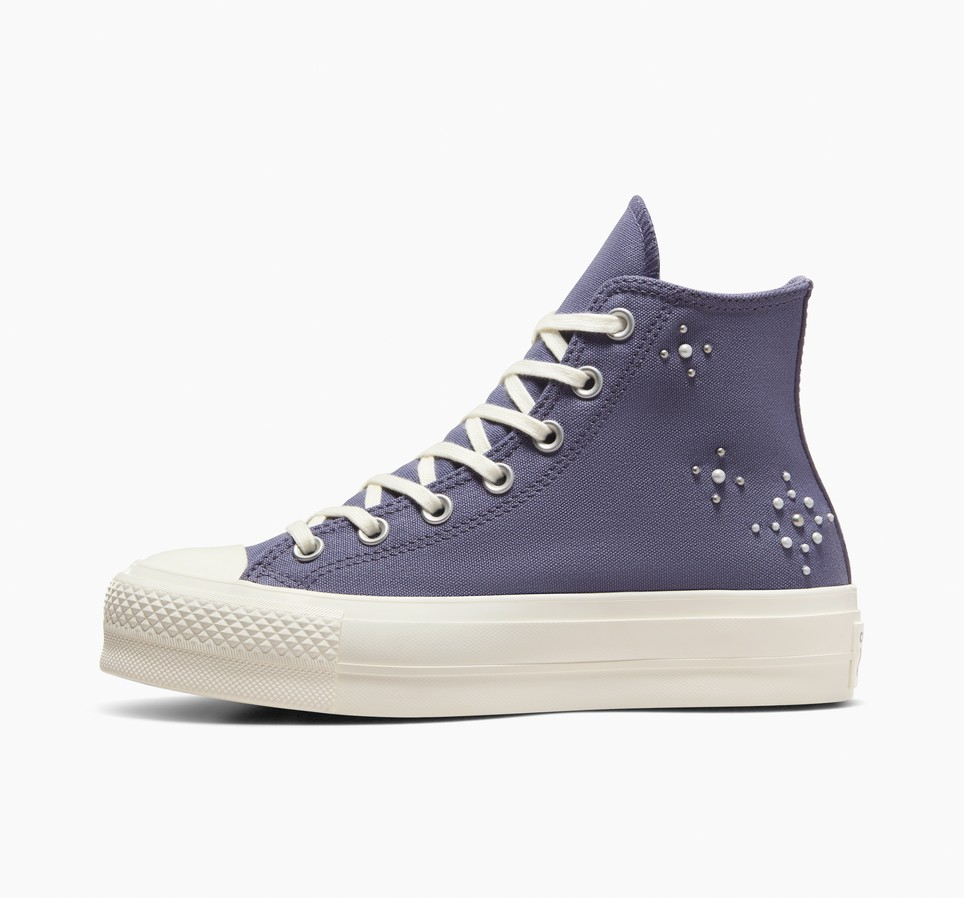 Chuck Taylor All Star Lift Platform Pearls & Studs