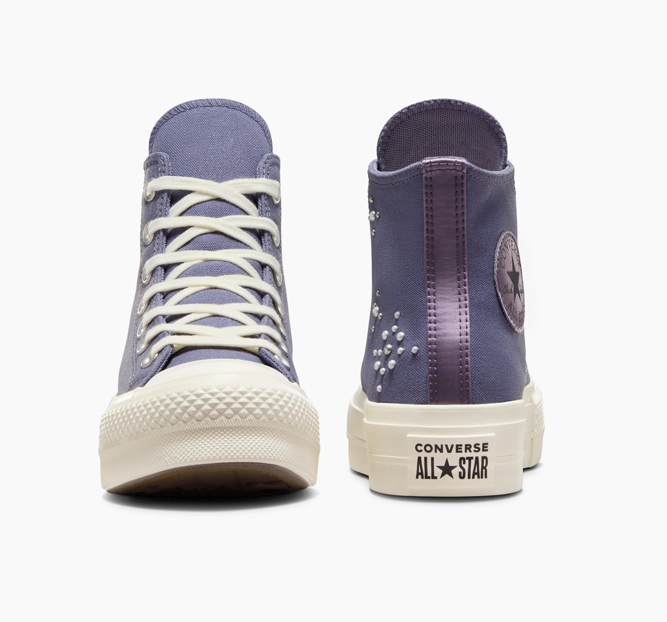 Chuck Taylor All Star Lift Platform Pearls & Studs