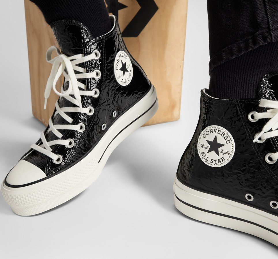 Chuck Taylor All Star Lift Platform Crinkled Leather